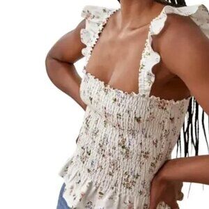 Reformation Junebug Linen Tank